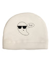 Boo Ya Cool Ghost Halloween Adult Fleece Beanie Cap Hat-Beanie-TooLoud-White-One-Size-Fits-Most-Davson Sales