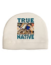 True Native American Adult Fleece Beanie Cap Hat-Beanie-TooLoud-White-One-Size-Fits-Most-Davson Sales