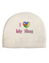 I Heart My Niece - Autism Awareness Child Fleece Beanie Cap Hat by TooLoud-Beanie-TooLoud-White-One-Size-Fits-Most-Davson Sales