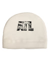 ATL Atlanta Text Child Fleece Beanie Cap Hat by TooLoud-Beanie-TooLoud-White-One-Size-Fits-Most-Davson Sales