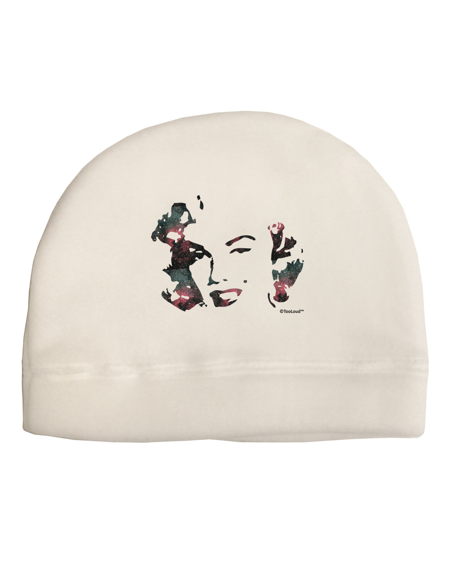 Marilyn Monroe Galaxy Design and Quote Adult Fleece Beanie Cap Hat by TooLoud-Beanie-TooLoud-White-One-Size-Fits-Most-Davson Sales