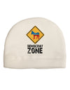 Democrat Zone Child Fleece Beanie Cap Hat-Beanie-TooLoud-White-One-Size-Fits-Most-Davson Sales