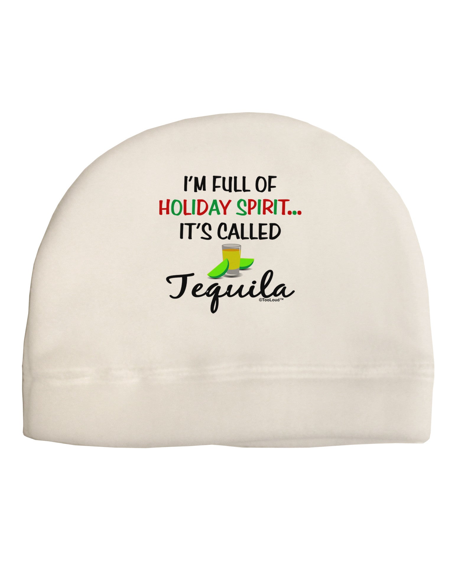 Holiday Spirit - Tequila Adult Fleece Beanie Cap Hat-Beanie-TooLoud-White-One-Size-Fits-Most-Davson Sales