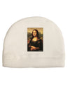 Mona Painting Adult Fleece Beanie Cap Hat-Beanie-TooLoud-White-One-Size-Fits-Most-Davson Sales