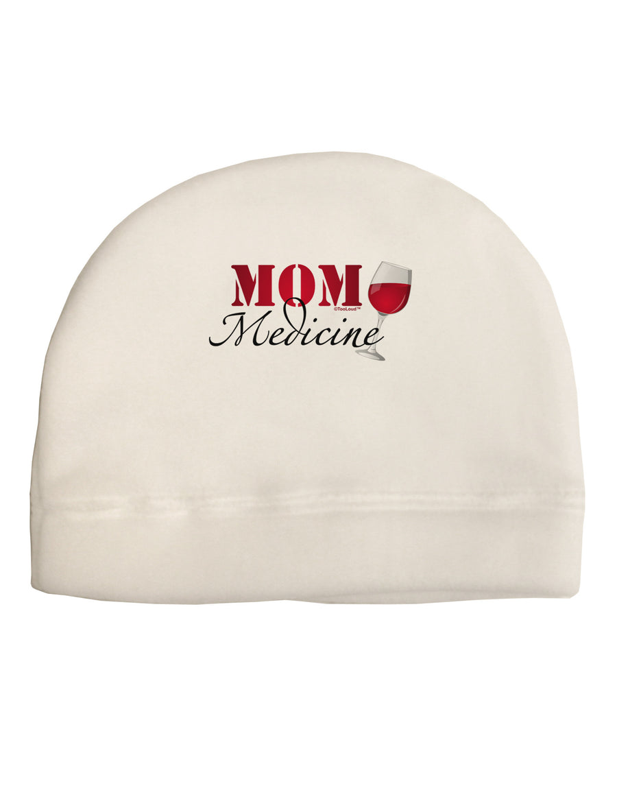 Mom Medicine Adult Fleece Beanie Cap Hat-Beanie-TooLoud-White-One-Size-Fits-Most-Davson Sales