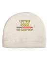 4th Be With You Beam Sword Adult Fleece Beanie Cap Hat-Beanie-TooLoud-White-One-Size-Fits-Most-Davson Sales