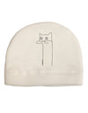 Longcat - Internet Humor Adult Fleece Beanie Cap Hat by TooLoud-Beanie-TooLoud-White-One-Size-Fits-Most-Davson Sales