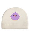 Cute Little Chick - Purple Adult Fleece Beanie Cap Hat by TooLoud-Beanie-TooLoud-White-One-Size-Fits-Most-Davson Sales