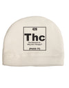 420 Element THC Funny Stoner Adult Fleece Beanie Cap Hat by TooLoud-Beanie-TooLoud-White-One-Size-Fits-Most-Davson Sales