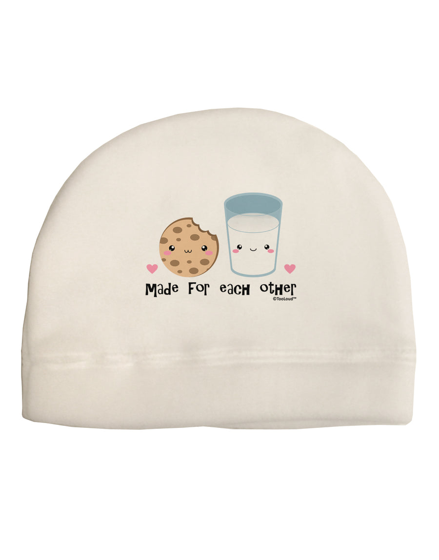 Cute Milk and Cookie - Made for Each Other Child Fleece Beanie Cap Hat by TooLoud-Beanie-TooLoud-White-One-Size-Fits-Most-Davson Sales