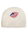 American Flag Lipstick Adult Fleece Beanie Cap Hat-Beanie-TooLoud-White-One-Size-Fits-Most-Davson Sales