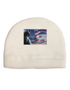 All American Cat Child Fleece Beanie Cap Hat by TooLoud-Beanie-TooLoud-White-One-Size-Fits-Most-Davson Sales