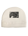 San Juan Mountain Range 2 Adult Fleece Beanie Cap Hat-Beanie-TooLoud-White-One-Size-Fits-Most-Davson Sales
