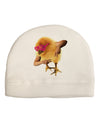 Bro Chick Adult Fleece Beanie Cap Hat-Beanie-TooLoud-White-One-Size-Fits-Most-Davson Sales