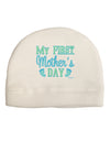 My First Mother's Day - Baby Feet - Blue Child Fleece Beanie Cap Hat by TooLoud-Beanie-TooLoud-White-One-Size-Fits-Most-Davson Sales