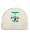 Her Christmas Joy Matching His & Hers Adult Fleece Beanie Cap Hat-Beanie-TooLoud-White-One-Size-Fits-Most-Davson Sales