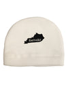 Kentucky - United States Shape Child Fleece Beanie Cap Hat by TooLoud-Beanie-TooLoud-White-One-Size-Fits-Most-Davson Sales