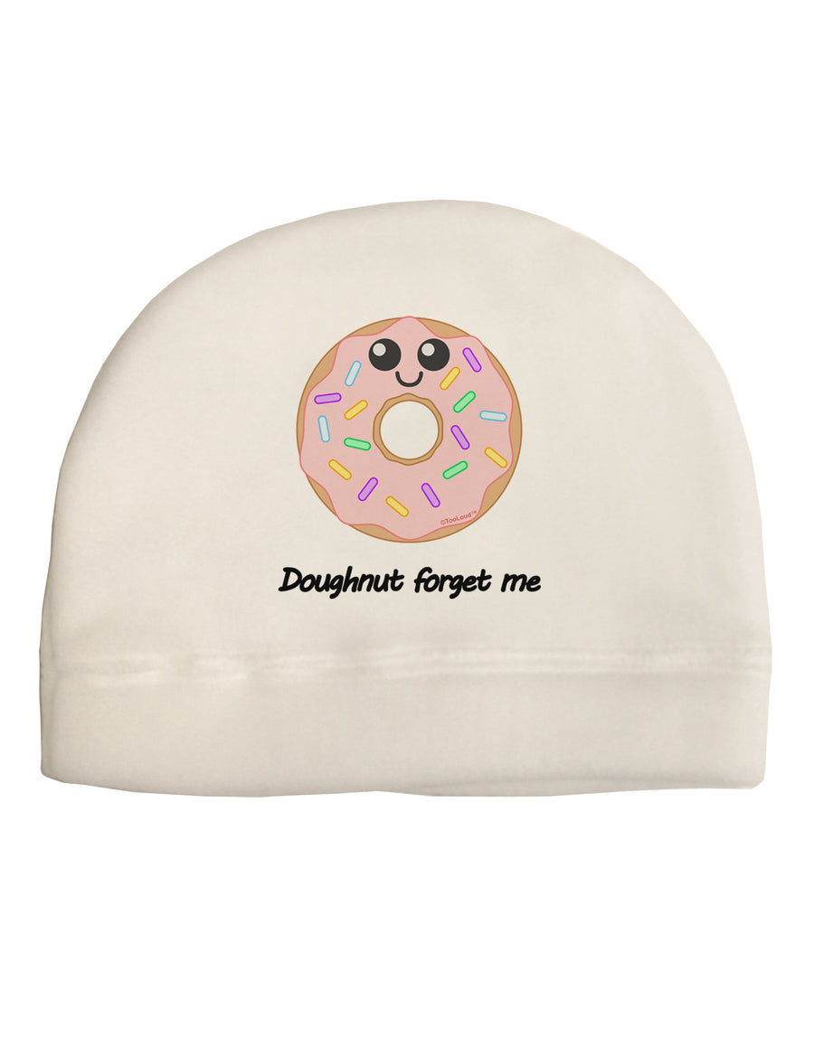 Doughnut - Doughnut Forget Me Adult Fleece Beanie Cap Hat-Beanie-TooLoud-White-One-Size-Fits-Most-Davson Sales