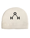 Water Molecule Text Child Fleece Beanie Cap Hat by TooLoud-Beanie-TooLoud-White-One-Size-Fits-Most-Davson Sales