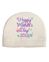 Happy Mother's Day (CURRENT YEAR) Adult Fleece Beanie Cap Hat by TooLoud-Beanie-TooLoud-White-One-Size-Fits-Most-Davson Sales