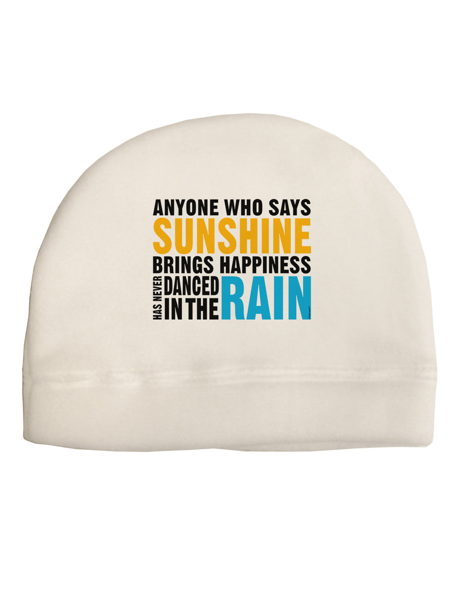 Anyone Who Says Sunshine Inspirational Quote Child Fleece Beanie Cap Hat-Beanie-TooLoud-White-One-Size-Fits-Most-Davson Sales