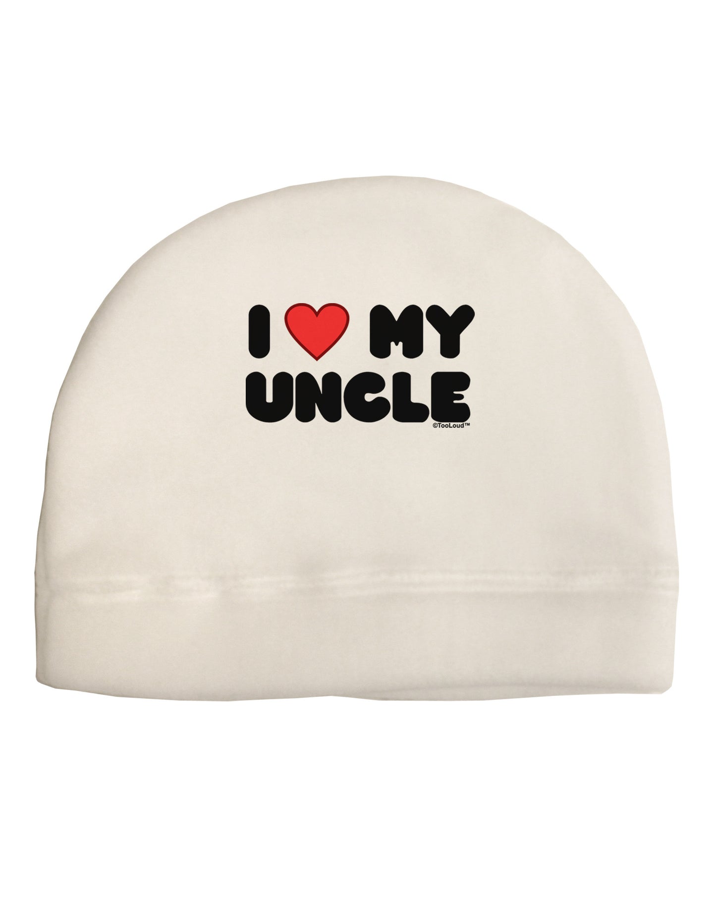 I Heart My Uncle Adult Fleece Beanie Cap Hat by TooLoud-Beanie-TooLoud-White-One-Size-Fits-Most-Davson Sales