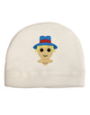 Cute Pixel Scarecrow Child Fleece Beanie Cap Hat-Beanie-TooLoud-White-One-Size-Fits-Most-Davson Sales