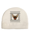 Cool Rudolph Sweater Child Fleece Beanie Cap Hat-Beanie-TooLoud-White-One-Size-Fits-Most-Davson Sales