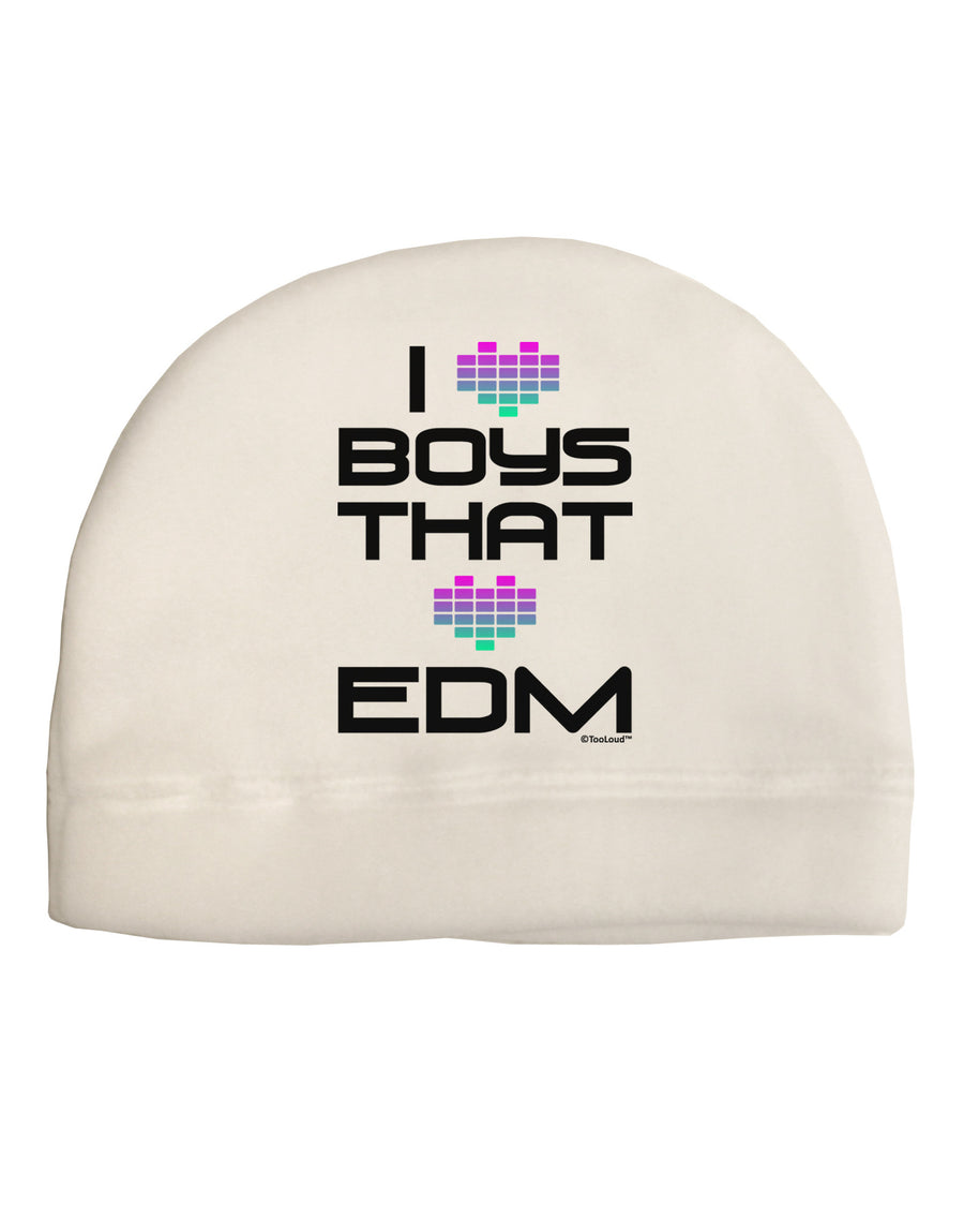 I Heart Boys That Heart EDM Child Fleece Beanie Cap Hat-Beanie-TooLoud-White-One-Size-Fits-Most-Davson Sales