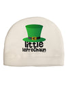 Little Leprechaun - St. Patrick's Day Adult Fleece Beanie Cap Hat by TooLoud-Beanie-TooLoud-White-One-Size-Fits-Most-Davson Sales