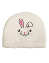 Cute Bunny Face Adult Fleece Beanie Cap Hat-Beanie-TooLoud-White-One-Size-Fits-Most-Davson Sales