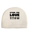 Stand For Love Child Fleece Beanie Cap Hat-Beanie-TooLoud-White-One-Size-Fits-Most-Davson Sales