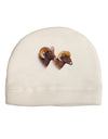 TooLoud Two Majestic Bighorn Rams Adult Fleece Beanie Cap Hat-Beanie-TooLoud-White-One-Size-Fits-Most-Davson Sales