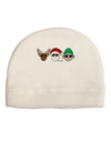 The X-mas Squad Adult Fleece Beanie Cap Hat-Beanie-TooLoud-White-One-Size-Fits-Most-Davson Sales