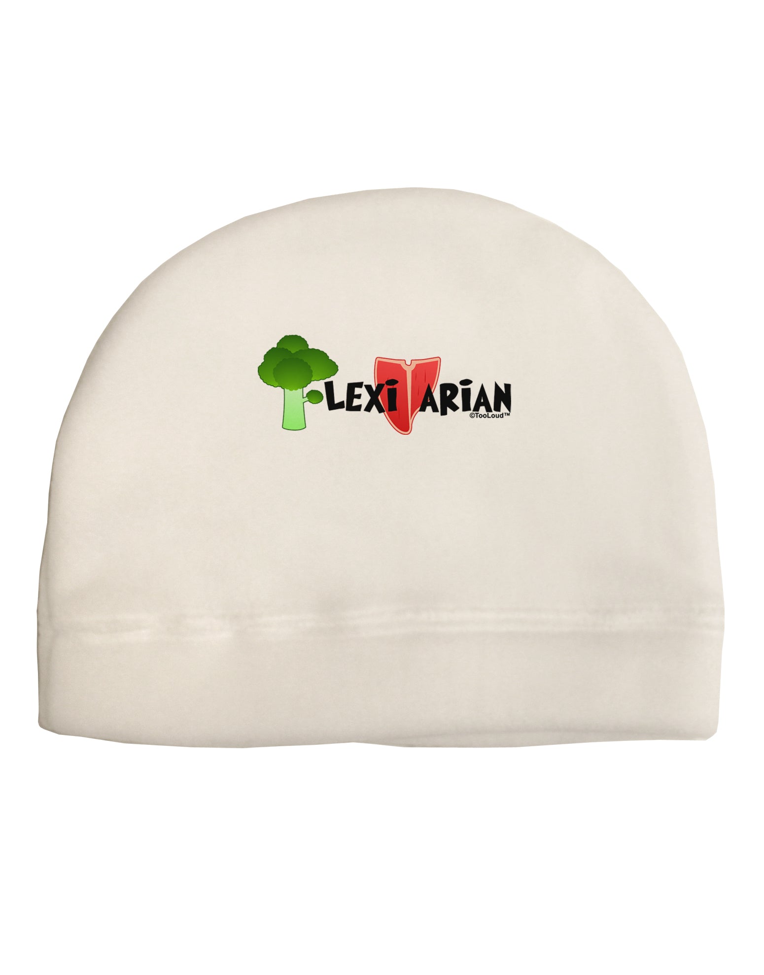 Flexitarian Adult Fleece Beanie Cap Hat by TooLoud-Beanie-TooLoud-White-One-Size-Fits-Most-Davson Sales