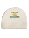 4th Be With You Beam Sword 2 Adult Fleece Beanie Cap Hat-Beanie-TooLoud-White-One-Size-Fits-Most-Davson Sales