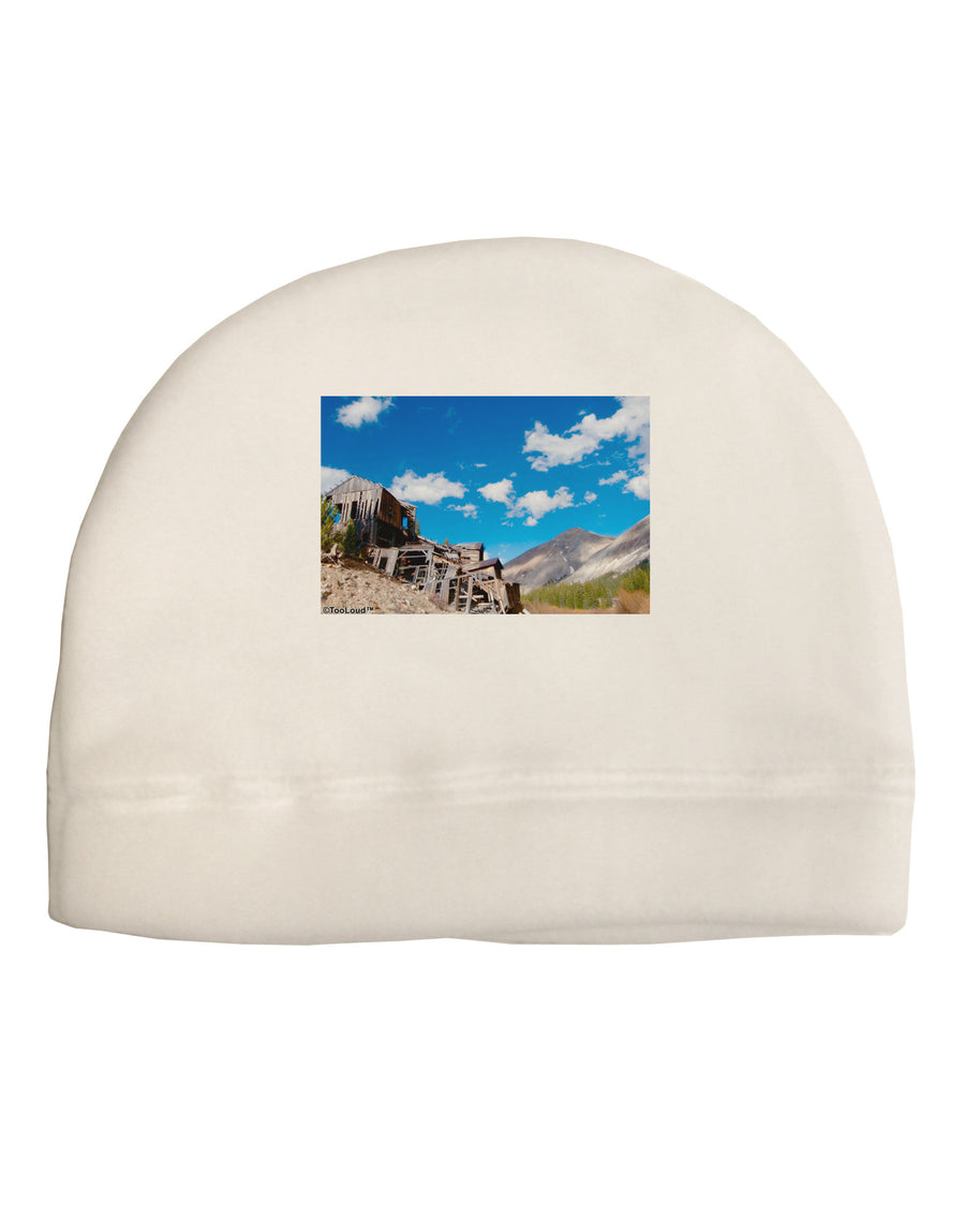 Colorado Landscape Ruins Child Fleece Beanie Cap Hat-Beanie-TooLoud-White-One-Size-Fits-Most-Davson Sales