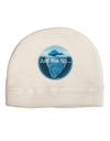 Iceberg Just the Tip Adult Fleece Beanie Cap Hat-Beanie-TooLoud-White-One-Size-Fits-Most-Davson Sales