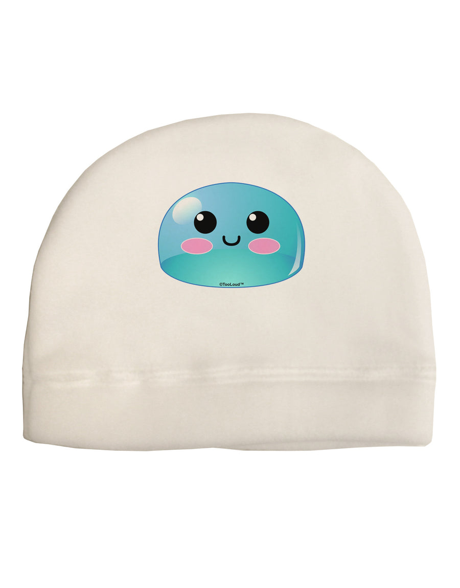 Cute RPG Slime - Blue Adult Fleece Beanie Cap Hat by TooLoud-Beanie-TooLoud-White-One-Size-Fits-Most-Davson Sales