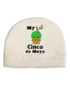 My First Cinco de Mayo - Cute Cactus Design Child Fleece Beanie Cap Hat by TooLoud-Beanie-TooLoud-White-One-Size-Fits-Most-Davson Sales