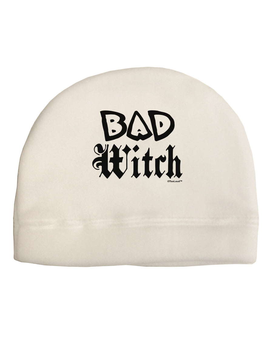 Bad Witch Adult Fleece Beanie Cap Hat-Beanie-TooLoud-White-One-Size-Fits-Most-Davson Sales