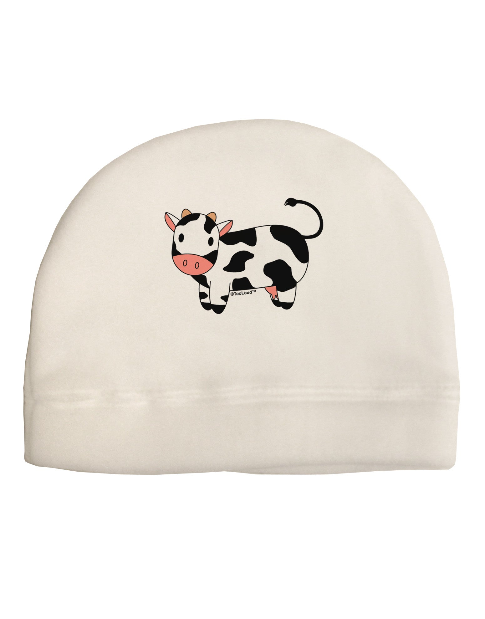 Cute Cow Adult Fleece Beanie Cap Hat-Beanie-TooLoud-White-One-Size-Fits-Most-Davson Sales
