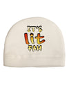 It's Lit Fam Adult Fleece Beanie Cap Hat-Beanie-TooLoud-White-One-Size-Fits-Most-Davson Sales