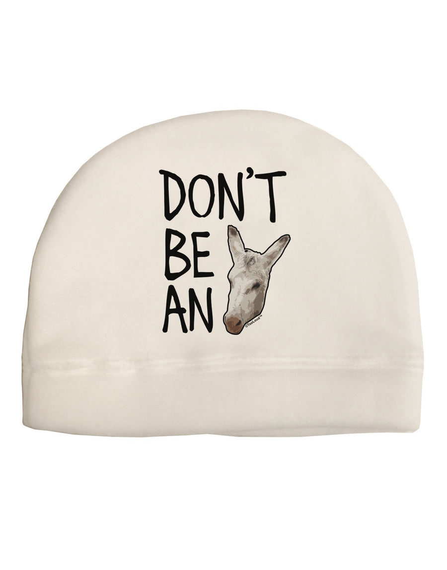 Don't Be An Ass Adult Fleece Beanie Cap Hat-Beanie-TooLoud-White-One-Size-Fits-Most-Davson Sales