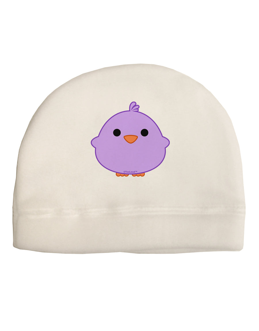 Cute Little Chick - Purple Child Fleece Beanie Cap Hat by TooLoud-Beanie-TooLoud-White-One-Size-Fits-Most-Davson Sales