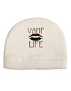 Vamp Life Child Fleece Beanie Cap Hat-Beanie-TooLoud-White-One-Size-Fits-Most-Davson Sales