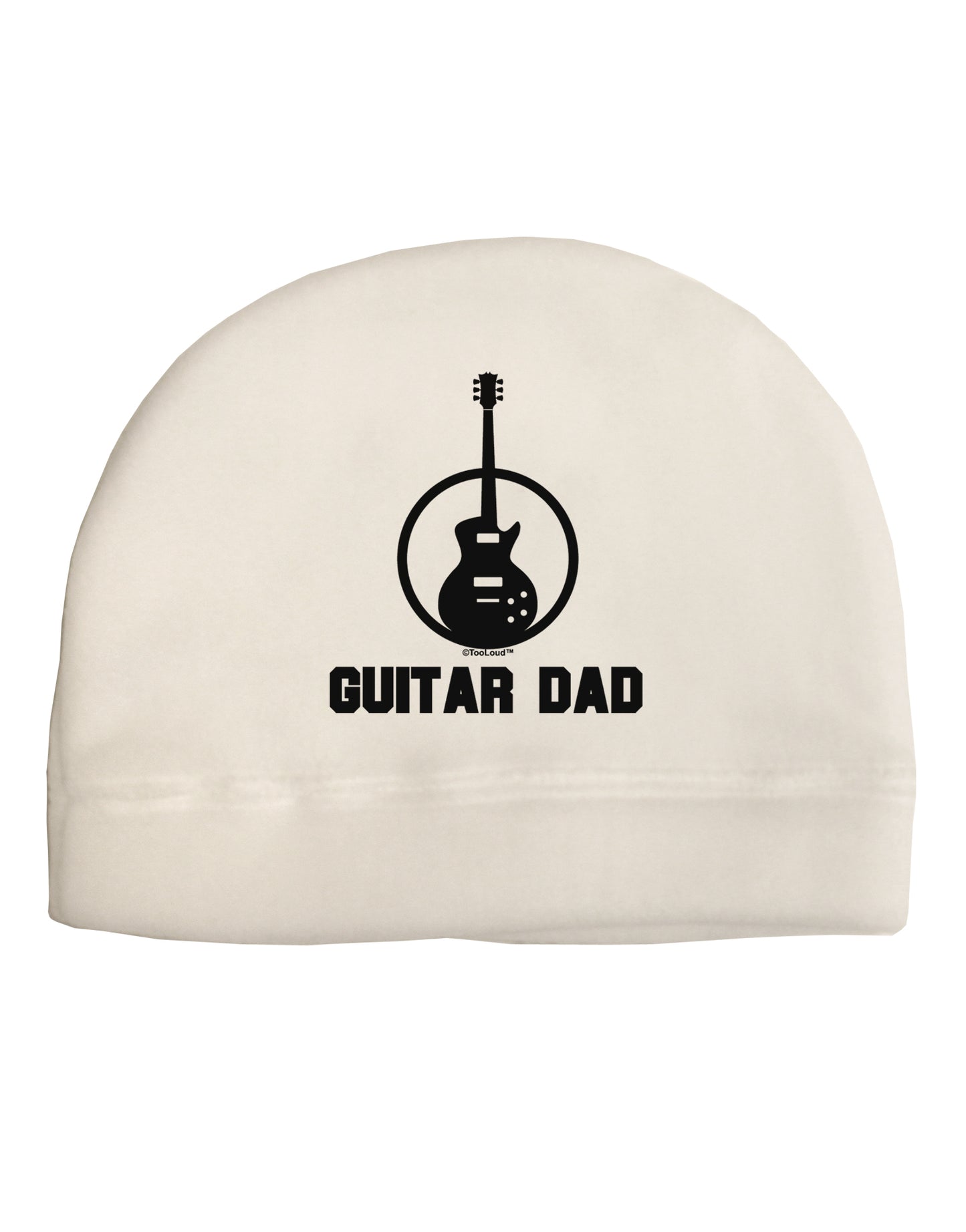 Guitar Dad Adult Fleece Beanie Cap Hat by TooLoud-Beanie-TooLoud-White-One-Size-Fits-Most-Davson Sales