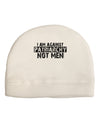 I Am Against Patriarchy Child Fleece Beanie Cap Hat-Beanie-TooLoud-White-One-Size-Fits-Most-Davson Sales