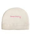 Stronger Everyday Breast Cancer Awareness Ribbon Child Fleece Beanie Cap Hat-Beanie-TooLoud-White-One-Size-Fits-Most-Davson Sales