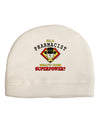 Pharmacist - Superpower Adult Fleece Beanie Cap Hat-Beanie-TooLoud-White-One-Size-Fits-Most-Davson Sales